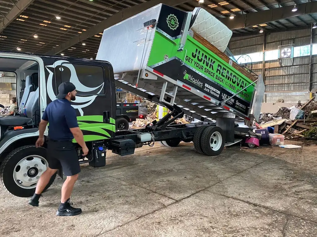 Lee Junk Removal team ready to work